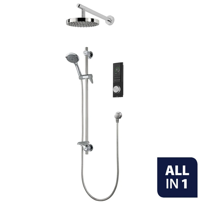 Triton HOST Multi Outlet Digital Mixer & Grab Riser Rail Accessory Pack - High Pressure - Black 3 Triton HOST Multi Outlet Digital Mixer & Grab Riser Rail Accessory Pack - High Pressure - Black