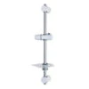 Triton Lewis Riser Rail Kit - White/chrome -Home Bathroom triton lewis riser rail kit white chrome tsklewwc